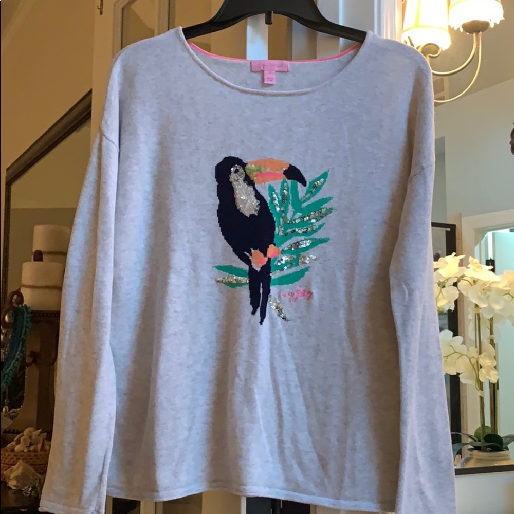 Lilly Pulitzer tropical pelican sweater